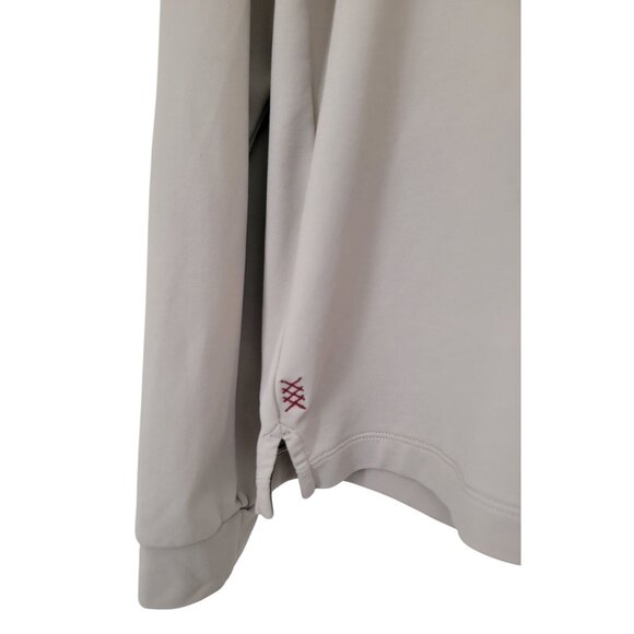 Rhone RETRO SESSION Long Sleeve Mock Neck Beige Pullover Sweatshirt Men's SM - Picture 5 of 8